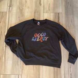 crew neck old navy worn
